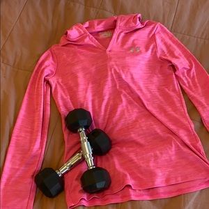 Under armour hooded long sleeved shirt